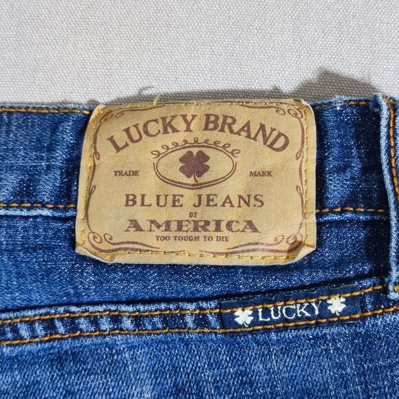 Lucy Brand Jeans men's size 36X30 ink blue colour 361 Vintage Straight jeans - Picture 4 of 13